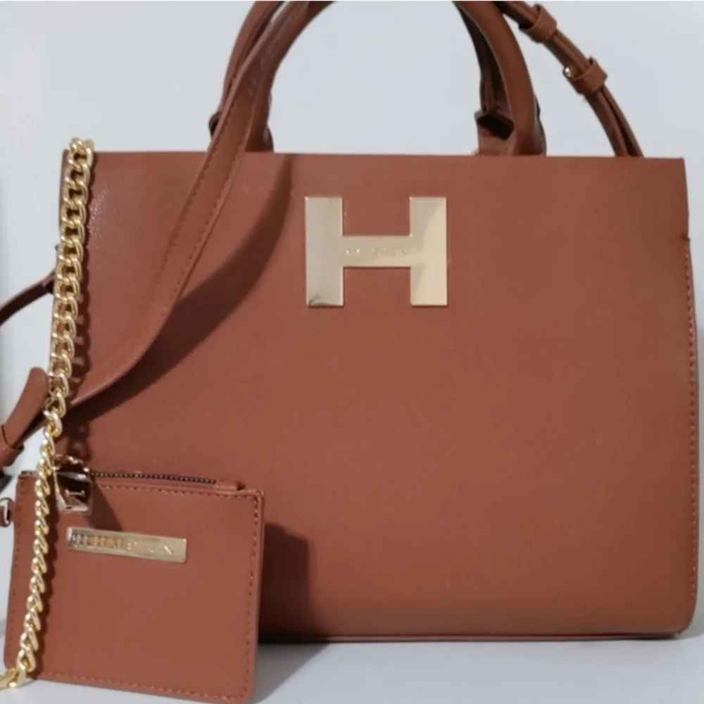 2PC BAG LOT LOUME TOTE + HALSTON Crossbody Bag Bundle (ReSeller Lot)